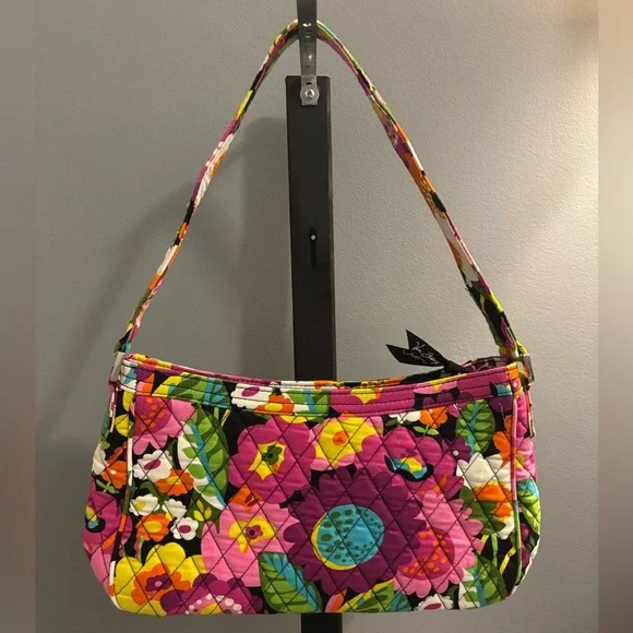 Vera Bradley Cassidy Shoulder Bag - Retired "Va Va Bloom" Pattern - Picture 4 of 7